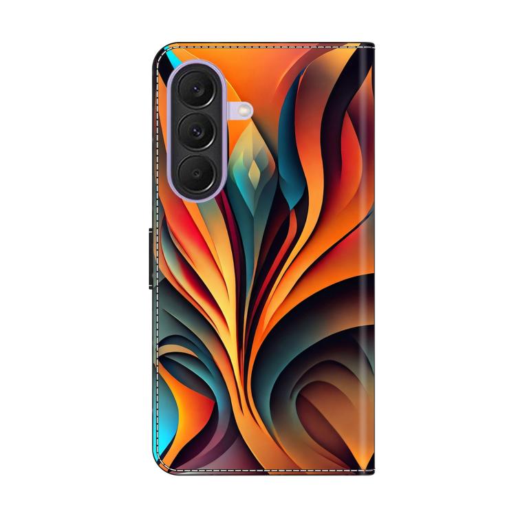 For Galaxy A27 / A37 / A57 5G Crystal-Like Painted Vegan Leather Phone Case
