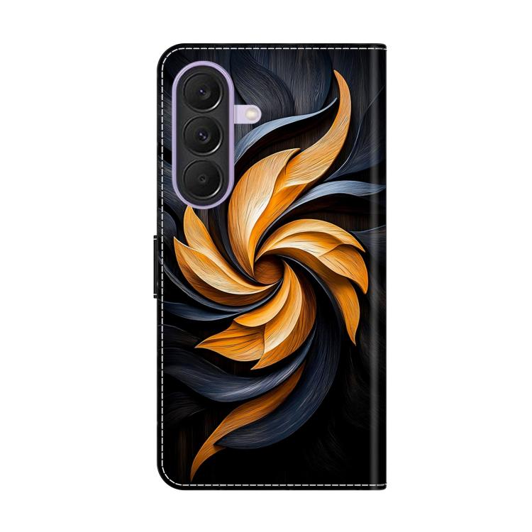 For Galaxy A27 / A37 / A57 5G Crystal-Like Painted Vegan Leather Phone Case