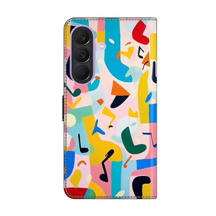 For Galaxy A27 / A37 / A57 5G Crystal-Like Painted Vegan Leather Phone Case