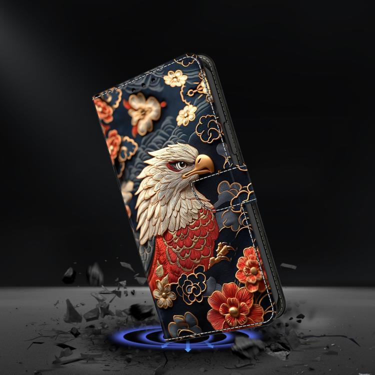 For Galaxy A27 / A37 / A57 5G Crystal-Like Painted Vegan Leather Phone Case