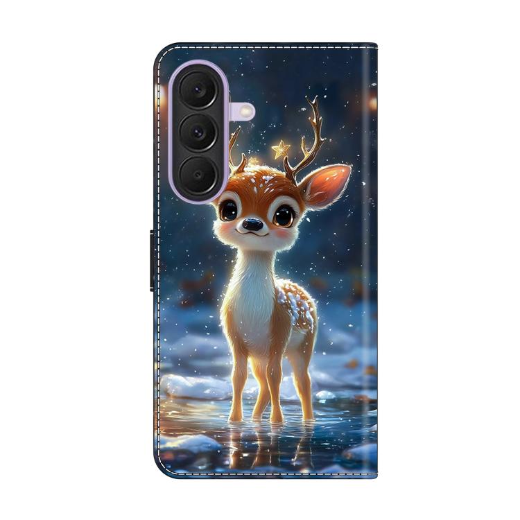 For Galaxy A27 / A37 / A57 5G Crystal-Like Painted Vegan Leather Phone Case