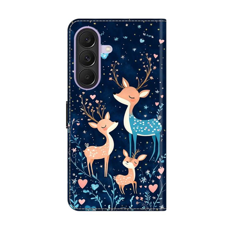 For Galaxy A27 / A37 / A57 5G Crystal-Like Painted Vegan Leather Phone Case