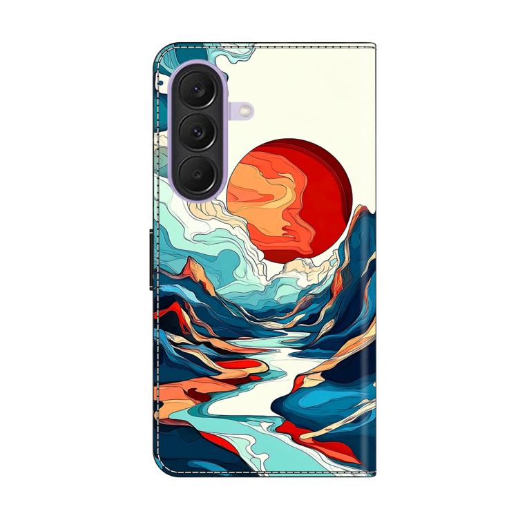 For Galaxy A27 / A37 / A57 5G Crystal-Like Painted Vegan Leather Phone Case