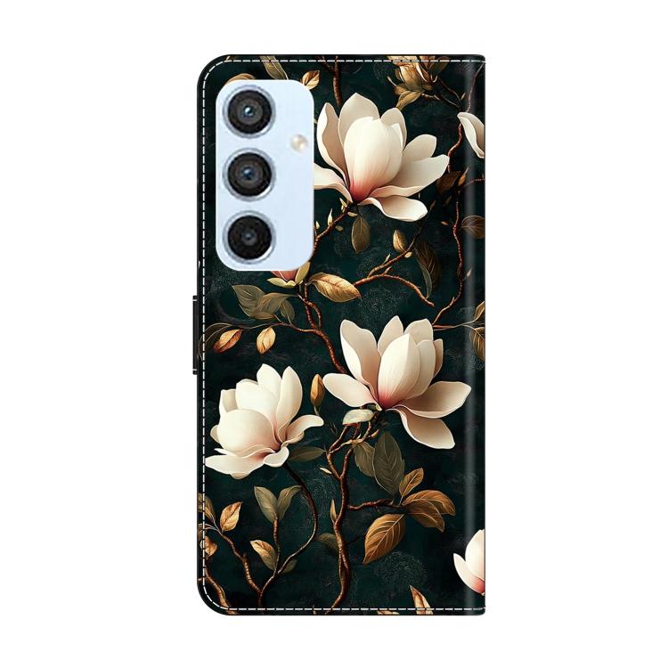 For Galaxy A54 5G Crystal-Like Painted Vegan Leather Phone Case