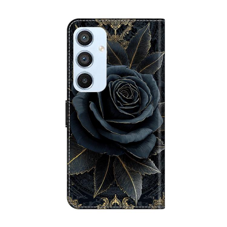 For Galaxy A54 5G Crystal-Like Painted Vegan Leather Phone Case