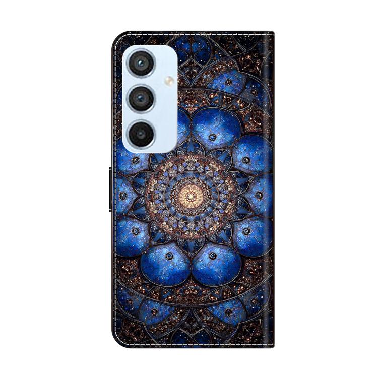 For Galaxy A54 5G Crystal-Like Painted Vegan Leather Phone Case