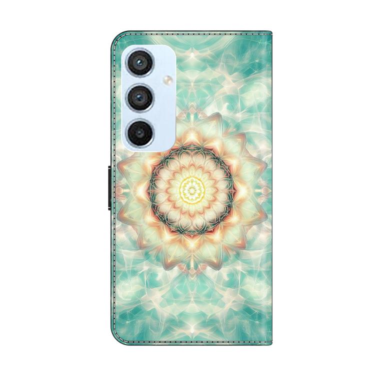 For Galaxy A54 5G Crystal-Like Painted Vegan Leather Phone Case