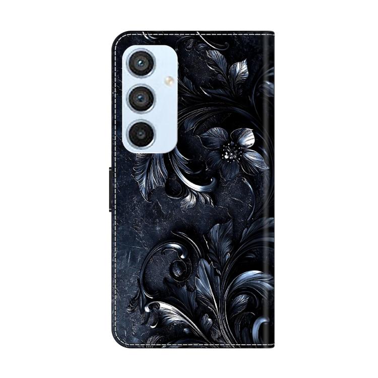 For Galaxy A54 5G Crystal-Like Painted Vegan Leather Phone Case