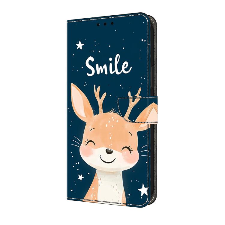 For Galaxy S23 5G Crystal-Like Painted Vegan Leather Phone Case