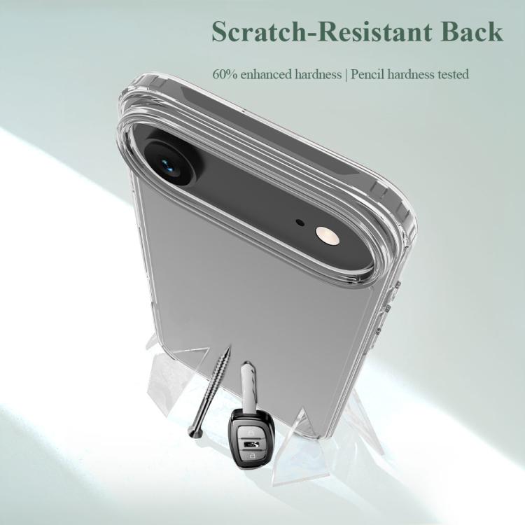 For iPhone Air LeReach TOC Clear Series Dual-Composite Armor TPU + Acrylic Shockproof Phone Case