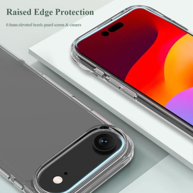 For iPhone Air LeReach TOC Clear Series Dual-Composite Armor TPU + Acrylic Shockproof Phone Case