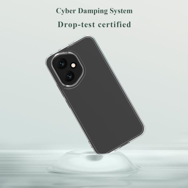 For Honor 400 Global 156.5mm LeReach TOC Clear Series Dual-Composite Armor TPU + Acrylic Shockproof Phone Case - Transparent