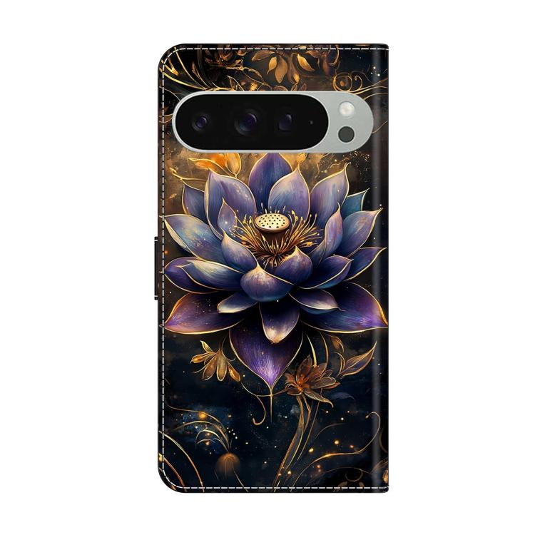 For Google Pixel 10 Pro XL Crystal-Like Painted Vegan Leather Phone Case