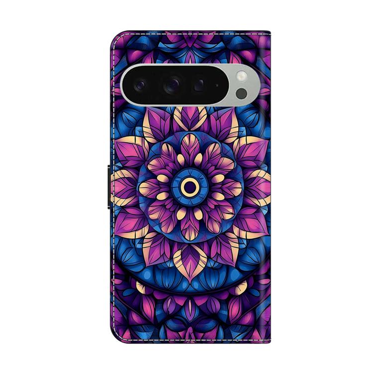 For Google Pixel 10 Pro XL Crystal-Like Painted Vegan Leather Phone Case