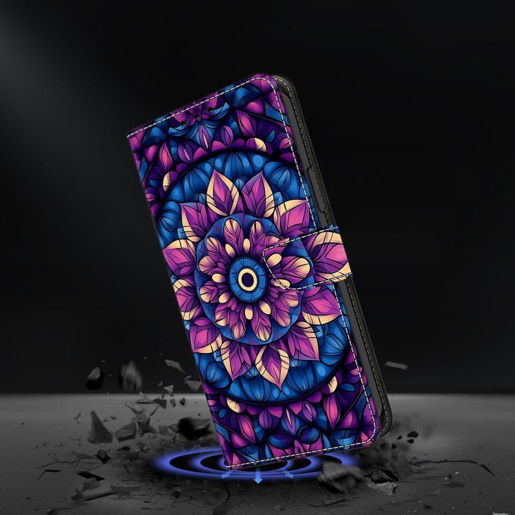 For Google Pixel 10 Pro XL Crystal-Like Painted Vegan Leather Phone Case