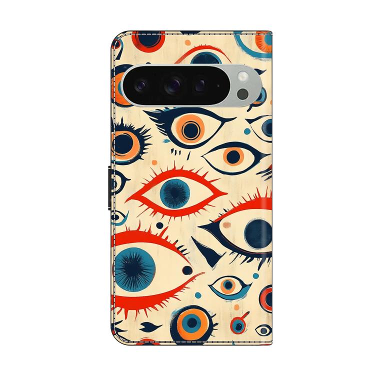 For Google Pixel 10 Pro XL Crystal-Like Painted Vegan Leather Phone Case