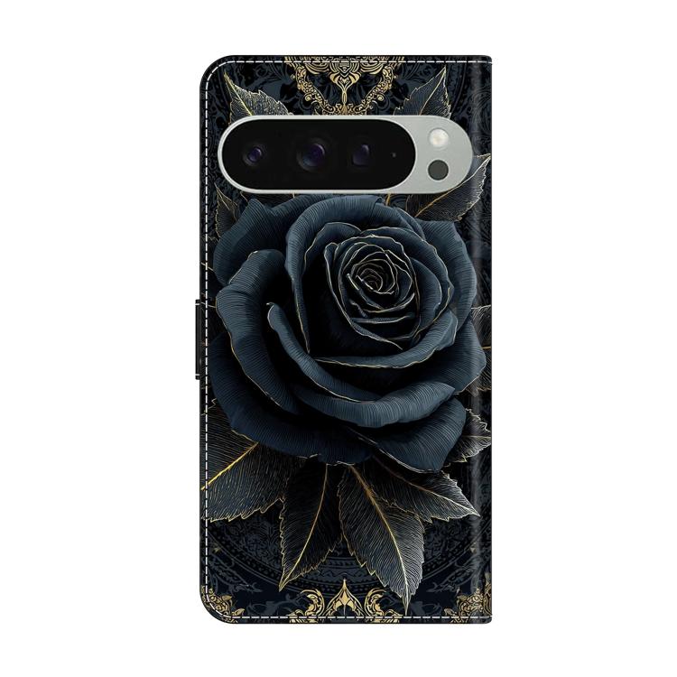 For Google Pixel 10 Pro XL Crystal-Like Painted Vegan Leather Phone Case