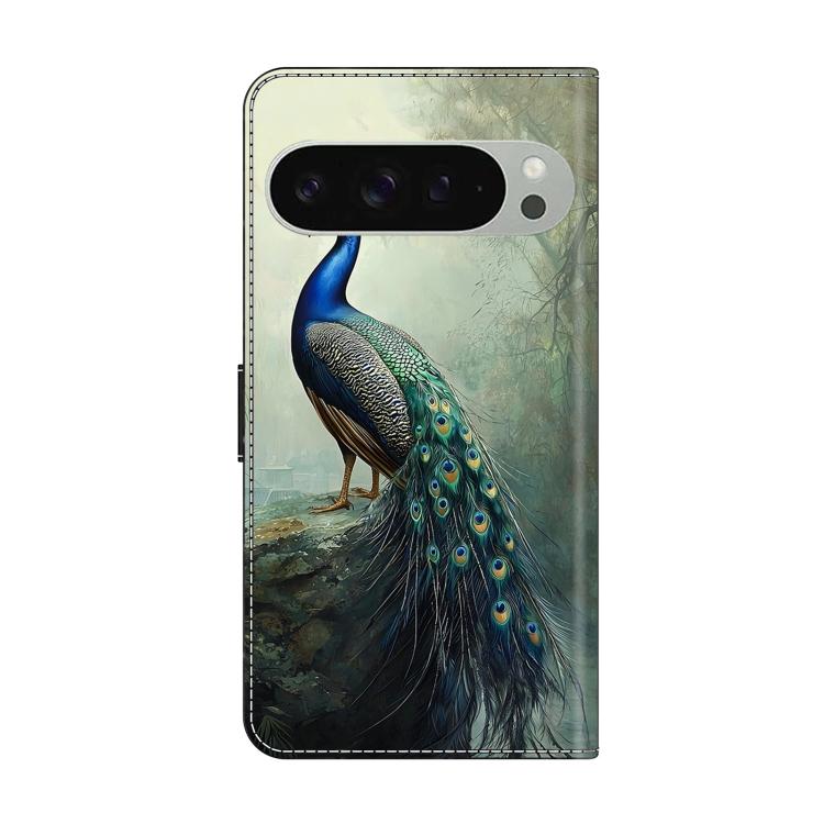 For Google Pixel 10 Pro XL Crystal-Like Painted Vegan Leather Phone Case