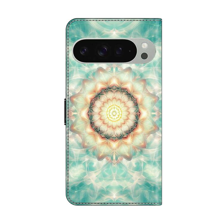 For Google Pixel 10 Pro XL Crystal-Like Painted Vegan Leather Phone Case