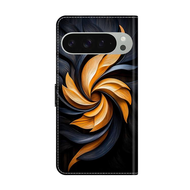 For Google Pixel 10 Pro XL Crystal-Like Painted Vegan Leather Phone Case