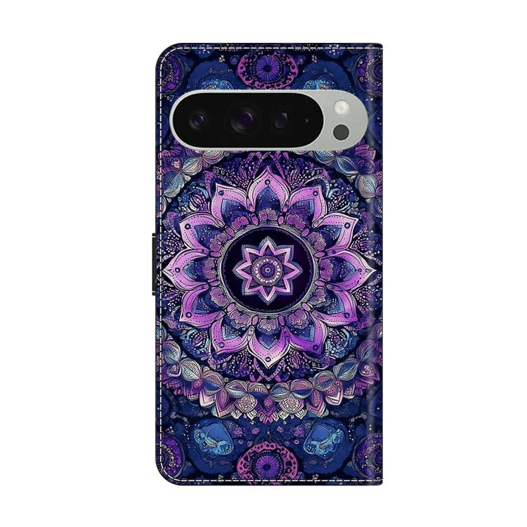 For Google Pixel 10 Pro XL Crystal-Like Painted Vegan Leather Phone Case