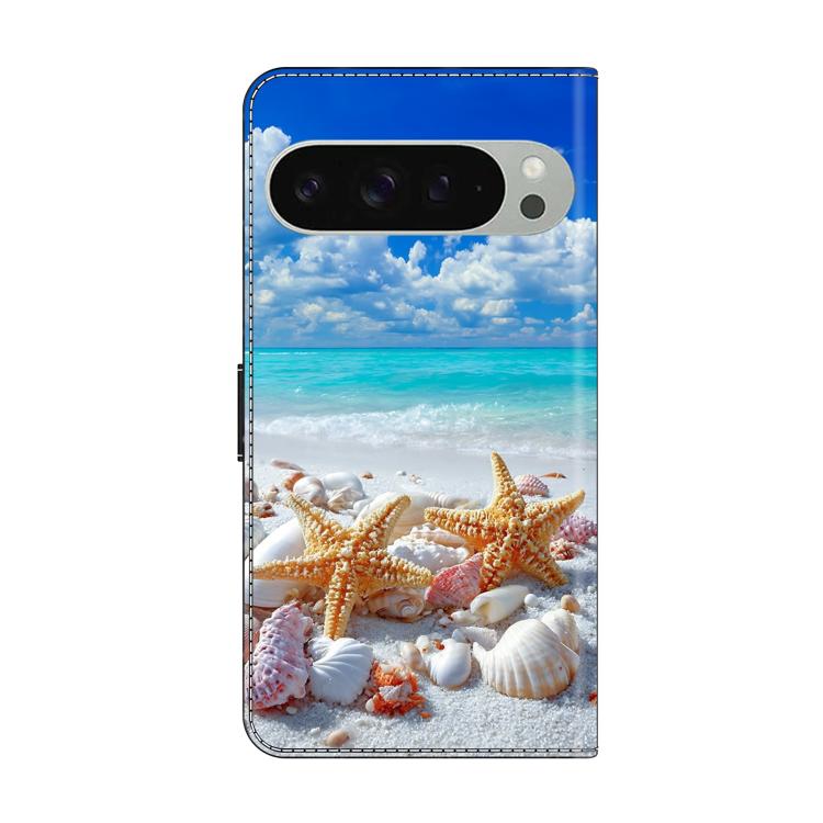 For Google Pixel 10 Pro XL Crystal-Like Painted Vegan Leather Phone Case