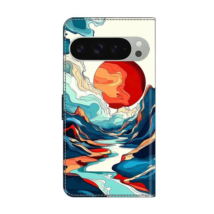 For Google Pixel 10 Pro XL Crystal-Like Painted Vegan Leather Phone Case
