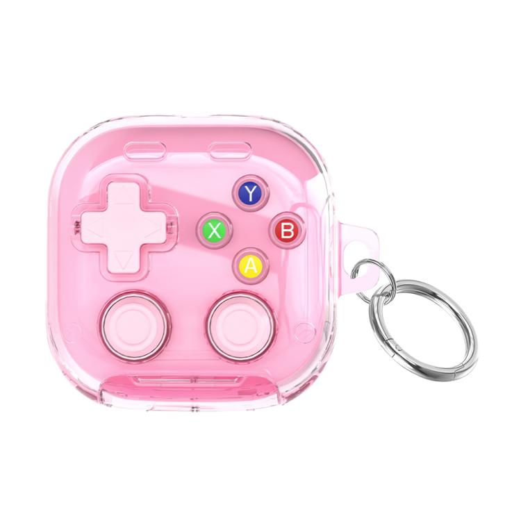 For Galaxy Buds4 / Buds4 Pro XDcase Transparent Retro Game Console Design Earbuds Case with Holder & Stress Relief Button