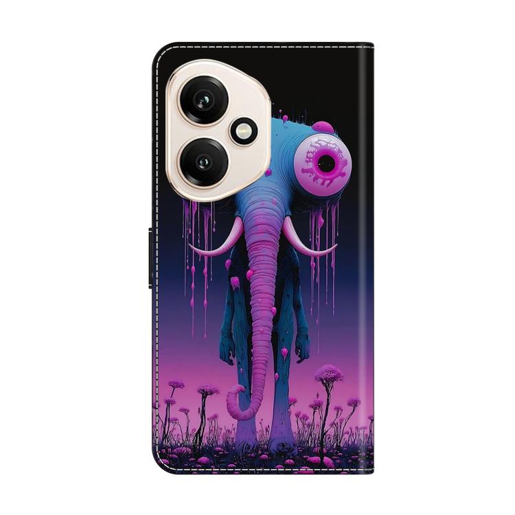 For Honor 400 Global 156.5mm Crystal-Like Painted Vegan Leather Phone Case