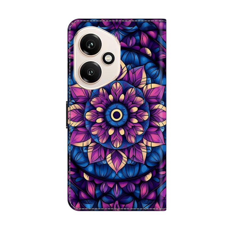 For Honor 400 Global 156.5mm Crystal-Like Painted Vegan Leather Phone Case