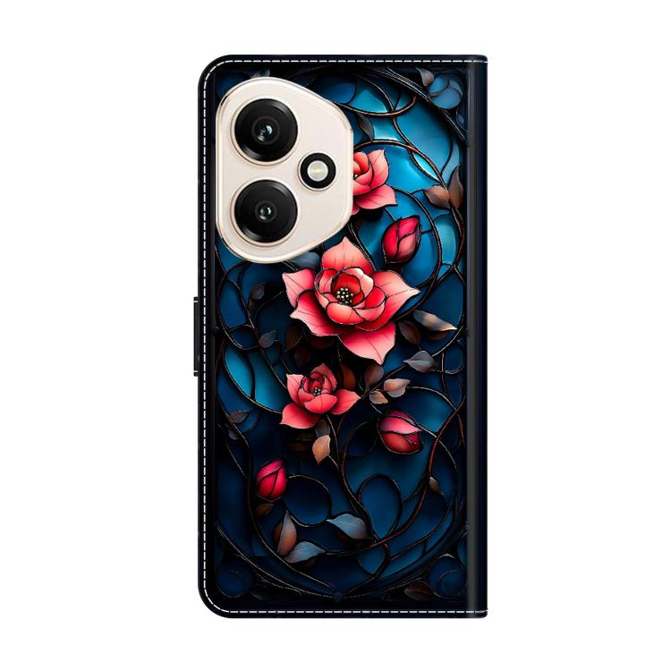 For Honor 400 Global 156.5mm Crystal-Like Painted Vegan Leather Phone Case