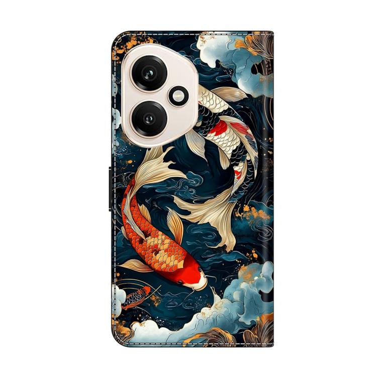 For Honor 400 Global 156.5mm Crystal-Like Painted Vegan Leather Phone Case