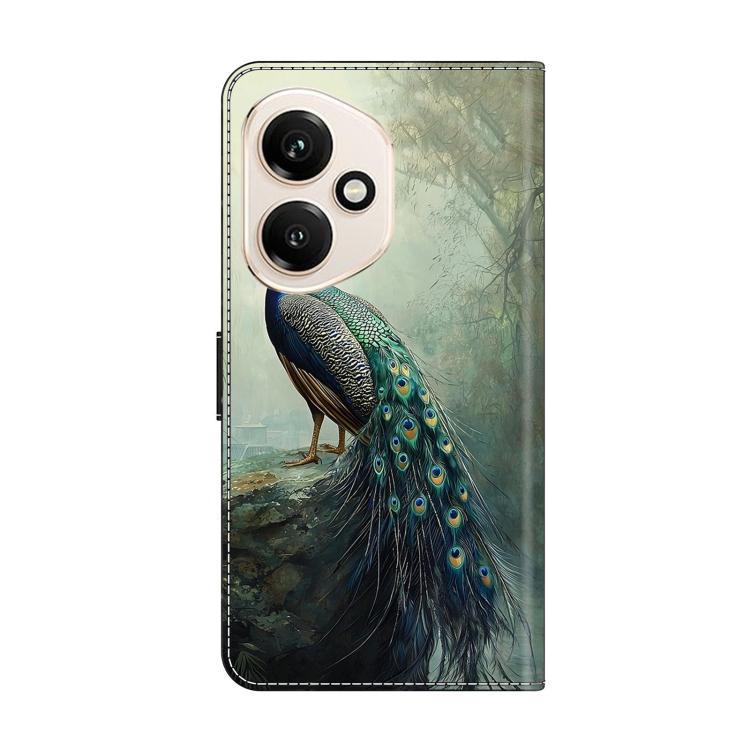 For Honor 400 Global 156.5mm Crystal-Like Painted Vegan Leather Phone Case