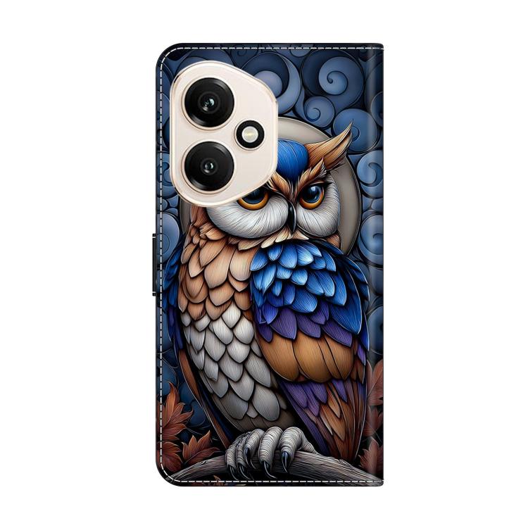 For Honor 400 Global 156.5mm Crystal-Like Painted Vegan Leather Phone Case