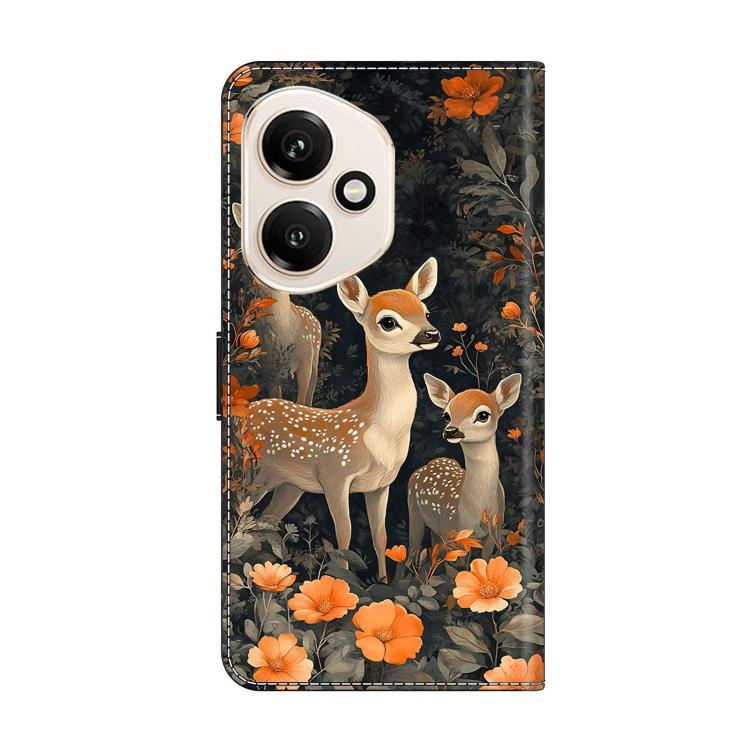 For Honor 400 Global 156.5mm Crystal-Like Painted Vegan Leather Phone Case