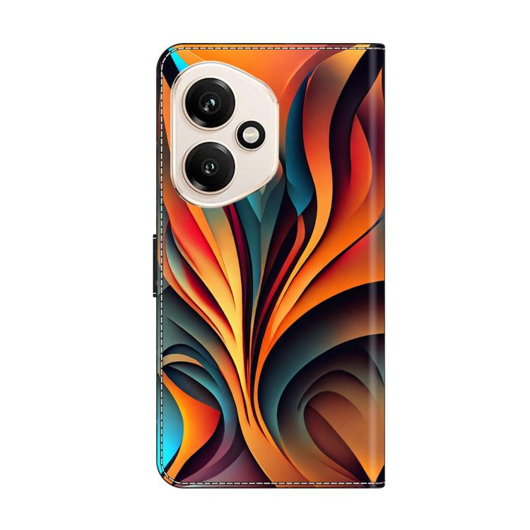 For Honor 400 Global 156.5mm Crystal-Like Painted Vegan Leather Phone Case