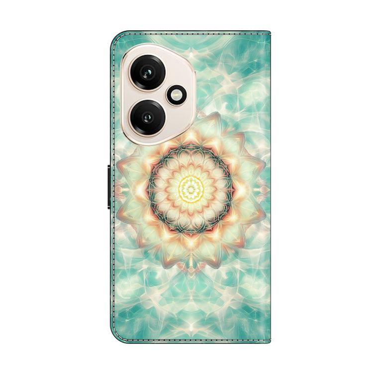 For Honor 400 Global 156.5mm Crystal-Like Painted Vegan Leather Phone Case