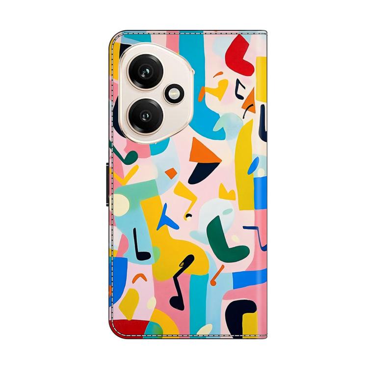 For Honor 400 Global 156.5mm Crystal-Like Painted Vegan Leather Phone Case