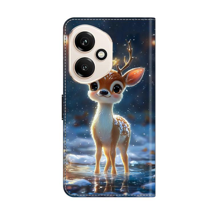 For Honor 400 Global 156.5mm Crystal-Like Painted Vegan Leather Phone Case