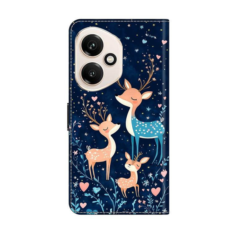 For Honor 400 Global 156.5mm Crystal-Like Painted Vegan Leather Phone Case