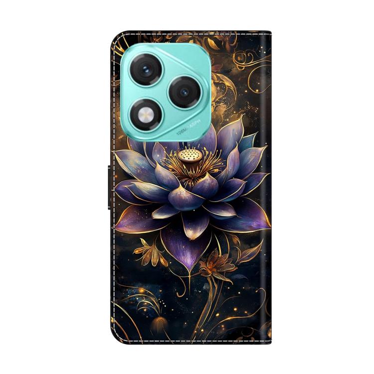 For Honor 400 Lite Global Crystal-Like Painted Vegan Leather Phone Case