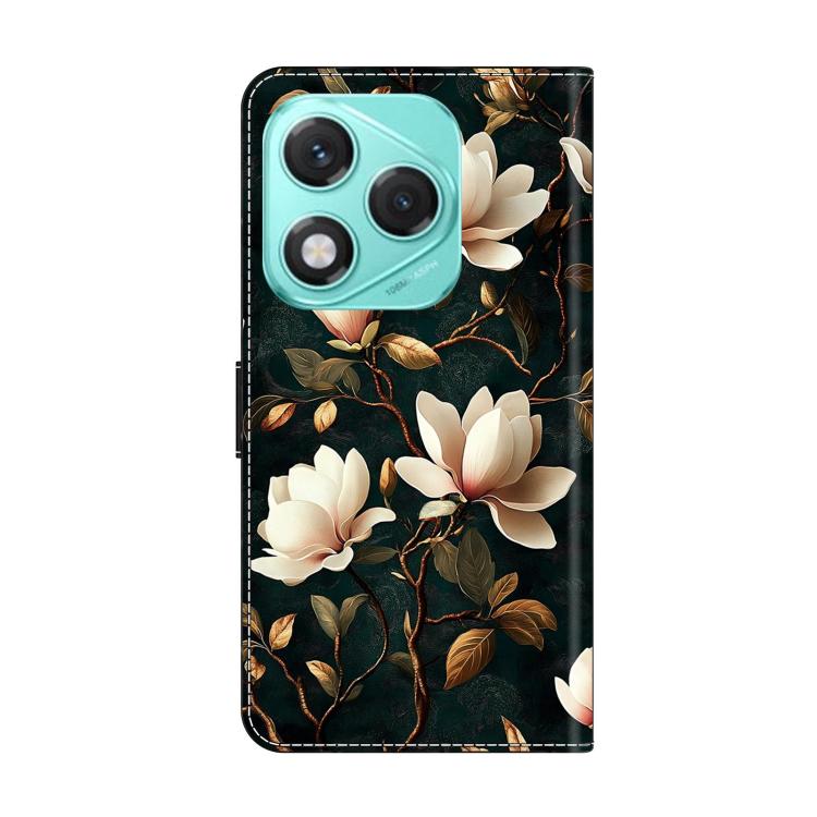 For Honor 400 Lite Global Crystal-Like Painted Vegan Leather Phone Case