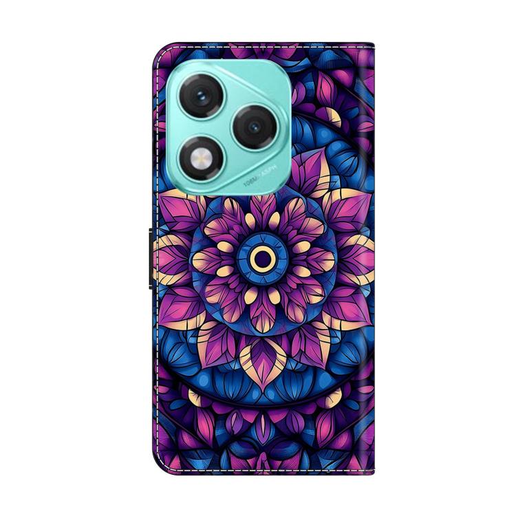 For Honor 400 Lite Global Crystal-Like Painted Vegan Leather Phone Case
