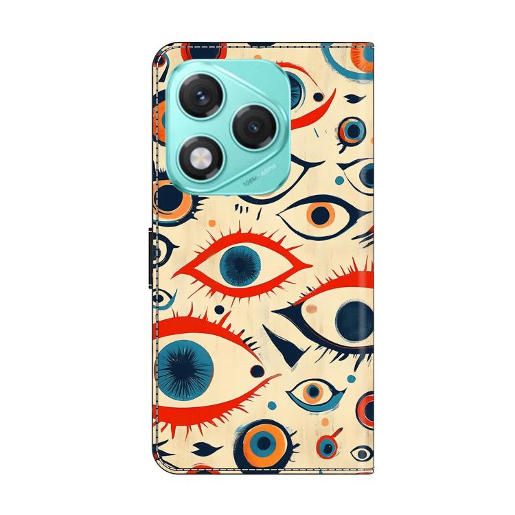 For Honor 400 Lite Global Crystal-Like Painted Vegan Leather Phone Case