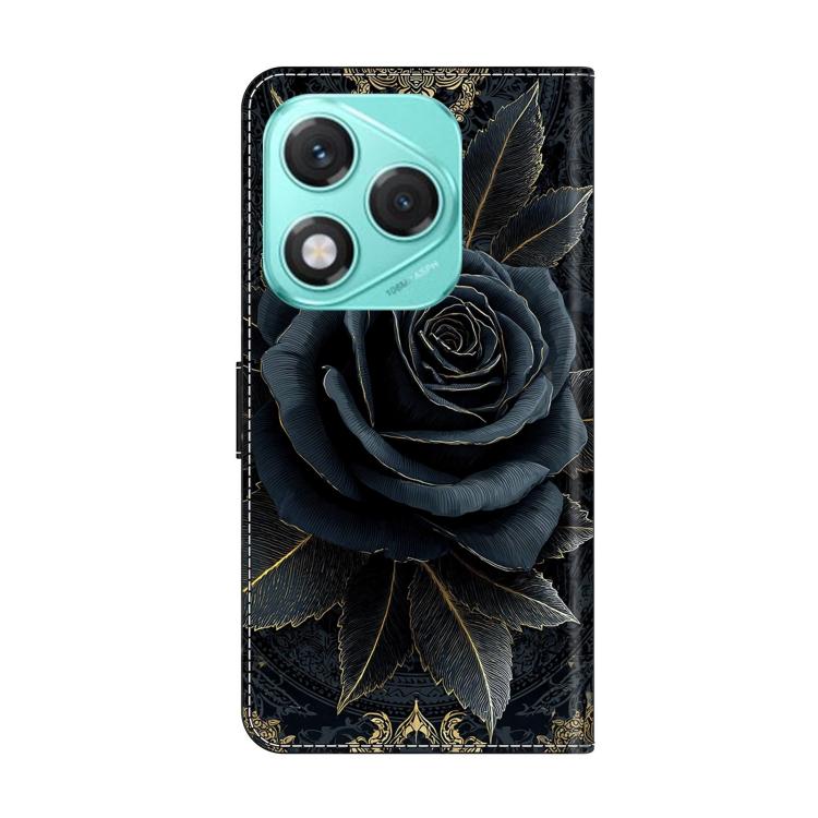 For Honor 400 Lite Global Crystal-Like Painted Vegan Leather Phone Case