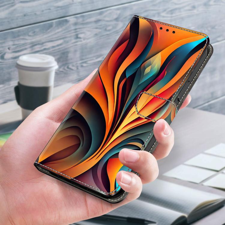 For Honor 400 Lite Global Crystal-Like Painted Vegan Leather Phone Case