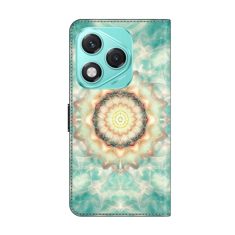 For Honor 400 Lite Global Crystal-Like Painted Vegan Leather Phone Case