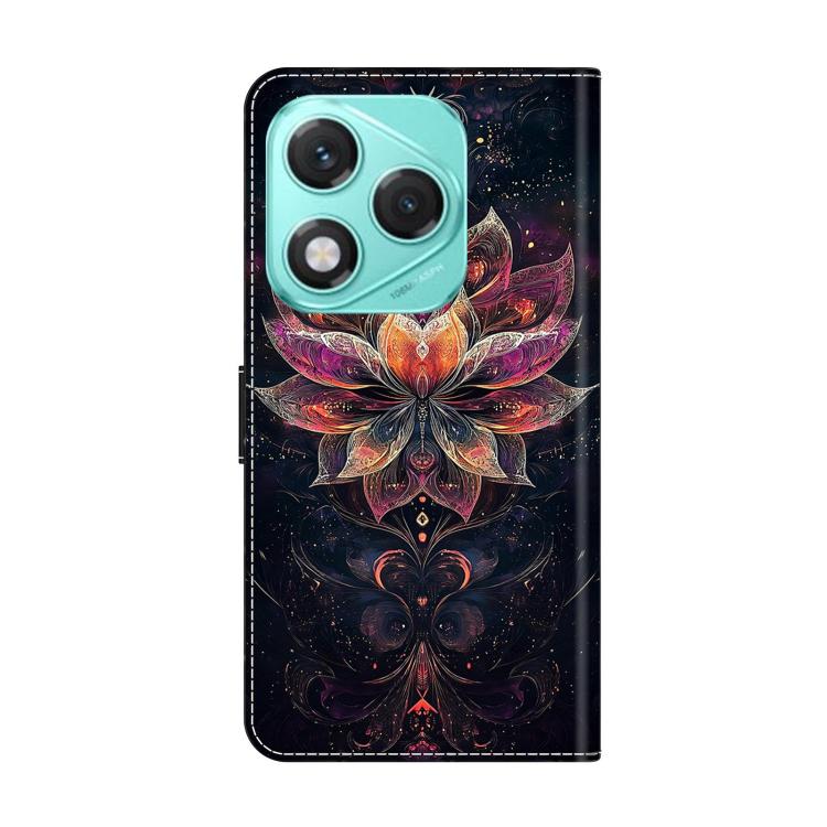 For Honor 400 Lite Global Crystal-Like Painted Vegan Leather Phone Case