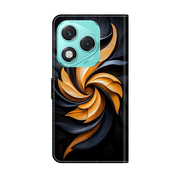 For Honor 400 Lite Global Crystal-Like Painted Vegan Leather Phone Case
