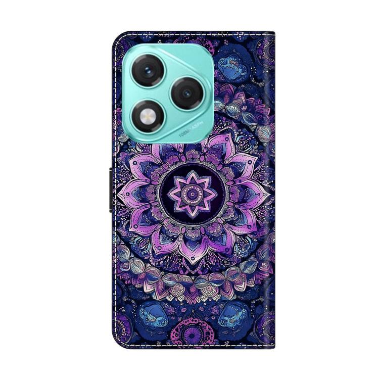 For Honor 400 Lite Global Crystal-Like Painted Vegan Leather Phone Case